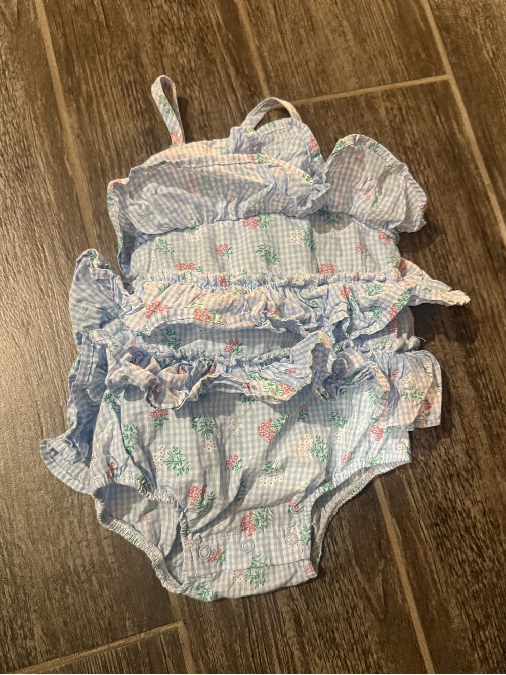 9 month plaid bodysuit